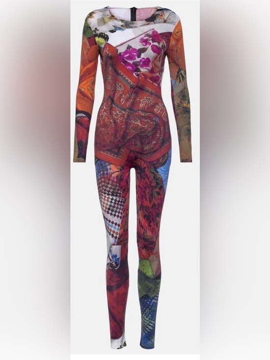 Marine Serre Pants - Marine serre Long Sleeve Jumpsuit